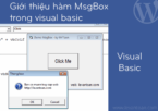 Giới thiệu hàm MsgBox trong visual basic