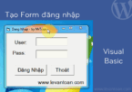 Tạo Form đăng nhập bằng vb6