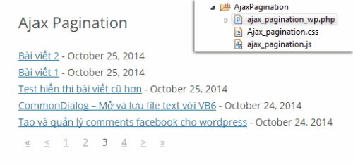 Ajax Pagination – Phân trang bằng ajax cho wordpress sử dụng shortcode