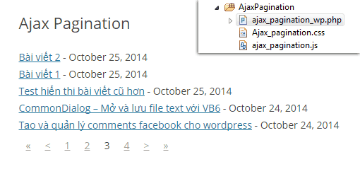 Có những yêu cầu gì cần đáp ứng để sử dụng pagination AJAX trong website?