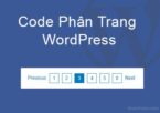 Code phân trang wordpress