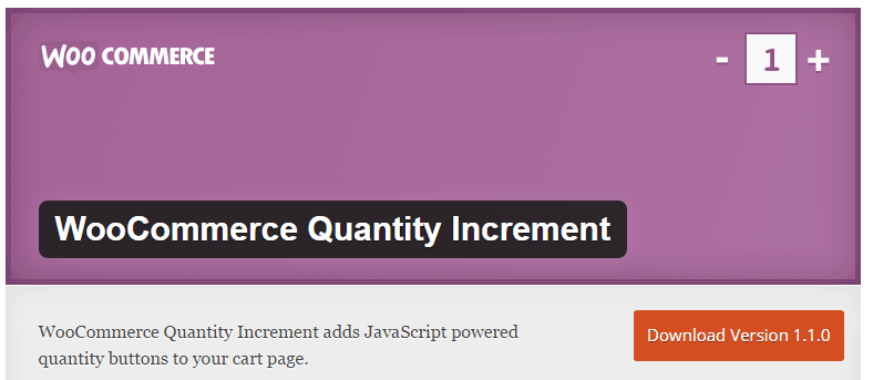 WooCommerce Quantity Increment