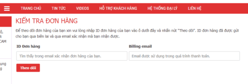 Chức năng theo dõi đơn hàng cho woocommerce