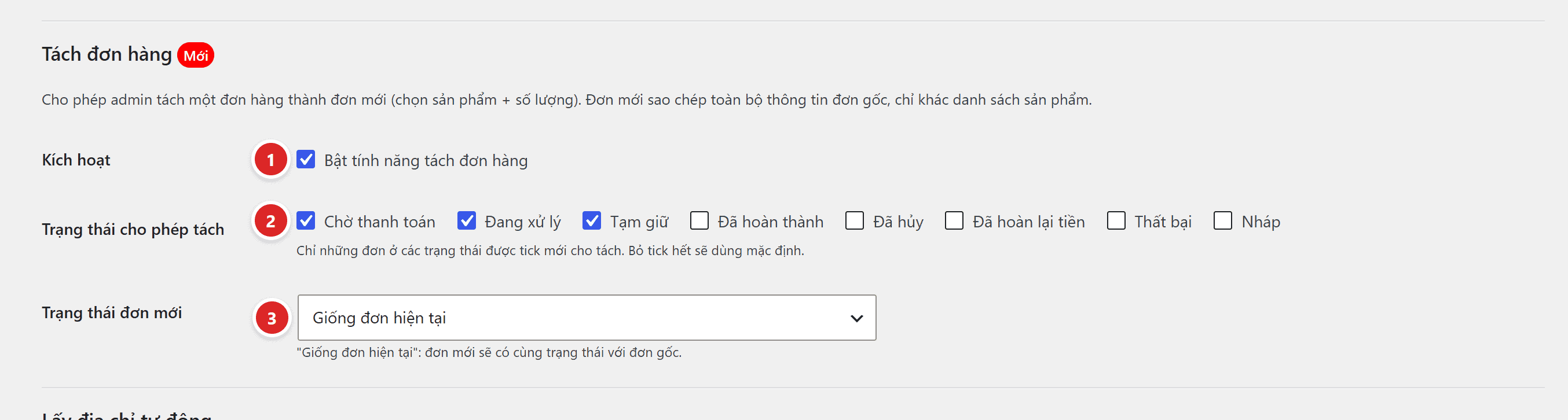 Tách một đơn WooCommerce thành nhiều đơn