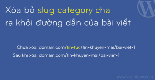 Hướng dẫn xóa slug category cha ra khỏi đường dẫn của bài viết