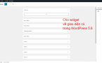 Hướng dẫn chuyển Widget về giao diện cũ trong WordPress 5.8