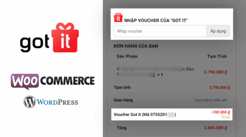 [Plugin] Tích hợp voucher Got It với Woocommerce