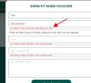 Chia sẻ cách để mỗi số điện thoại, email chỉ được đăng ký một lần duy nhất khi dùng Contact Form 7 (CF7)