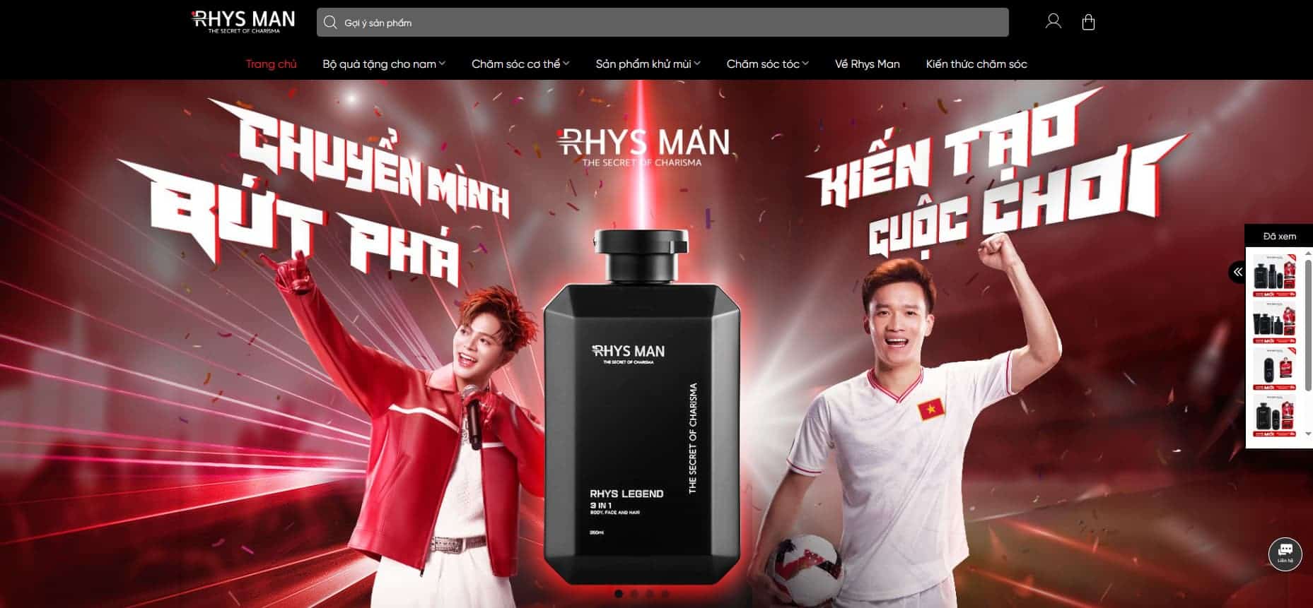 Dự án website RHYS MAN