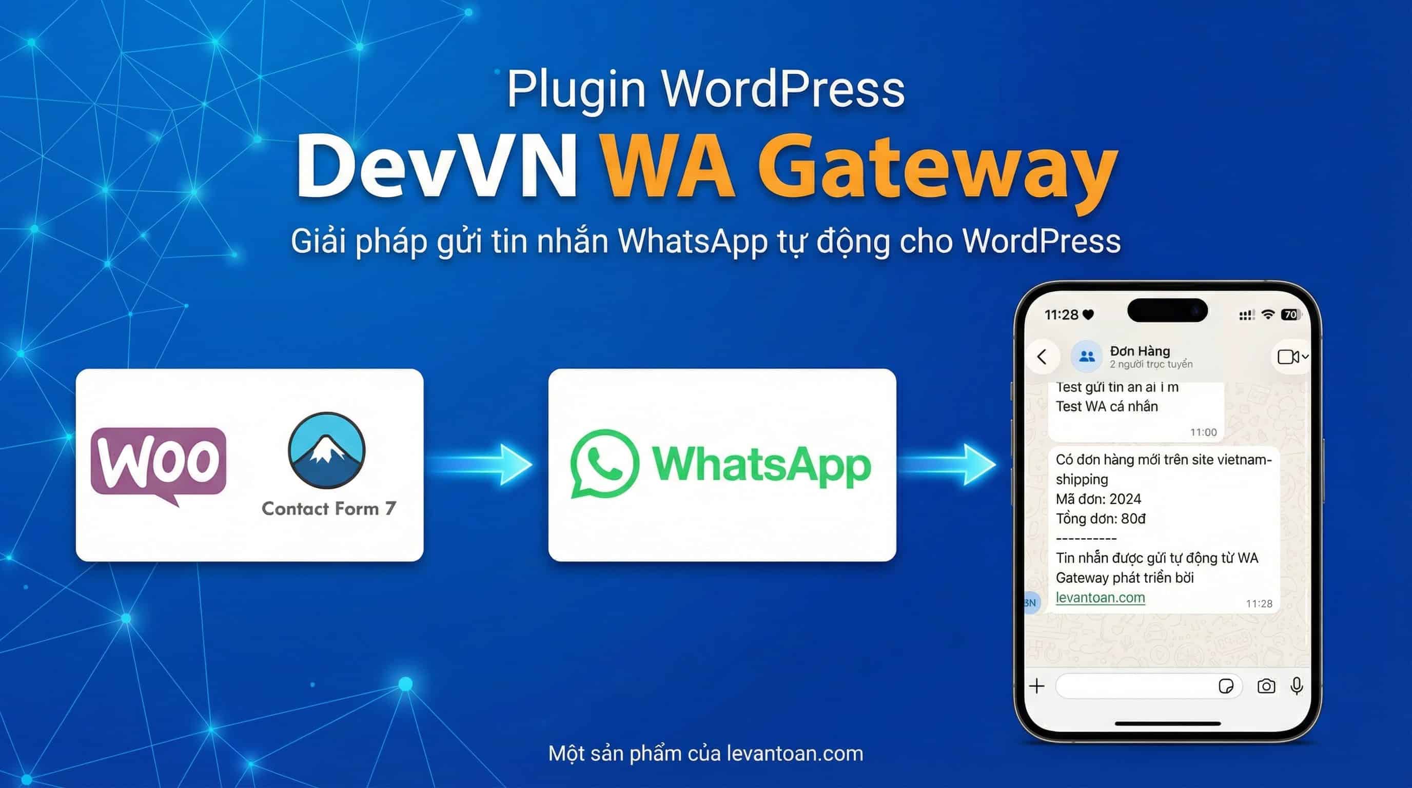 DevVN WA Gateway – Plugin kết nối WhatsApp với WordPress
