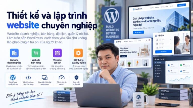 Thiết kế và lập trình website chuyên nghiệp trên nền WordPress